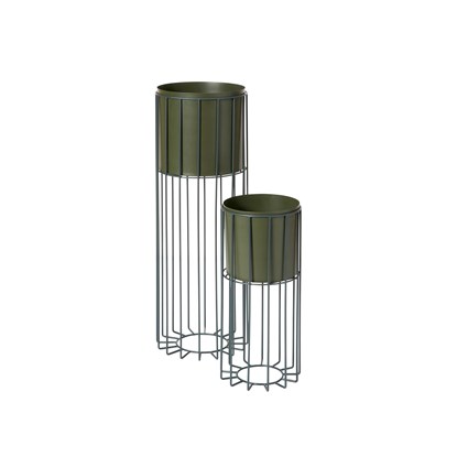Květináč Broste FENJA V.50/80cm SET/2ks zelený_0