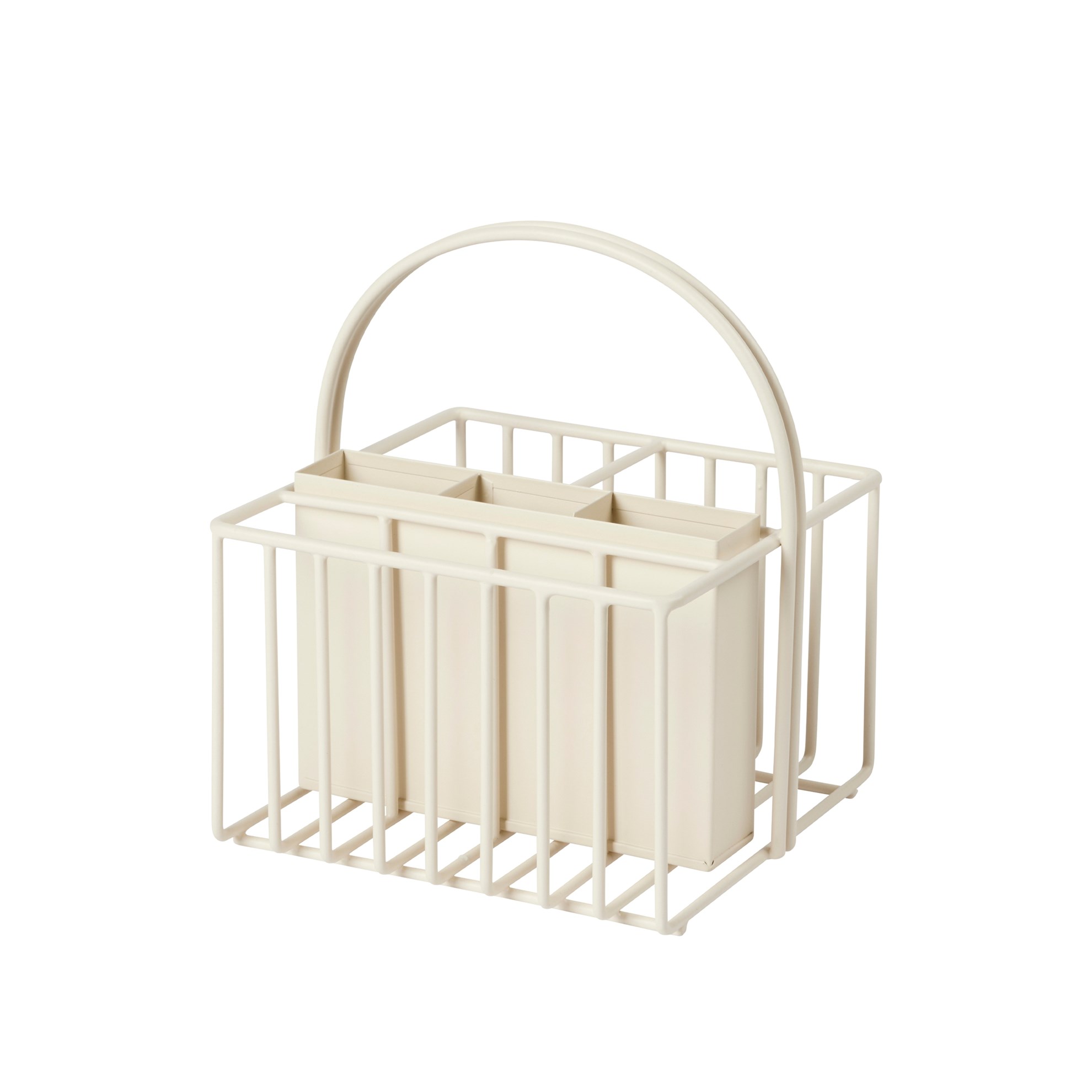 Úložný box na příbory Broste VIETTA 16x12cm světle šedý_0