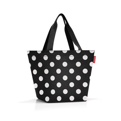 Taška přes rameno Shopper M dots white_2