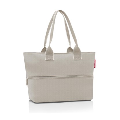 Chytrá taška přes rameno Shopper e1 herringbone sand_2