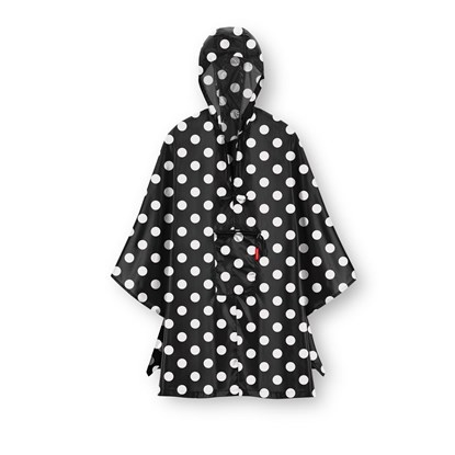 Skládací pláštěnka Mini Maxi Poncho dots white_1