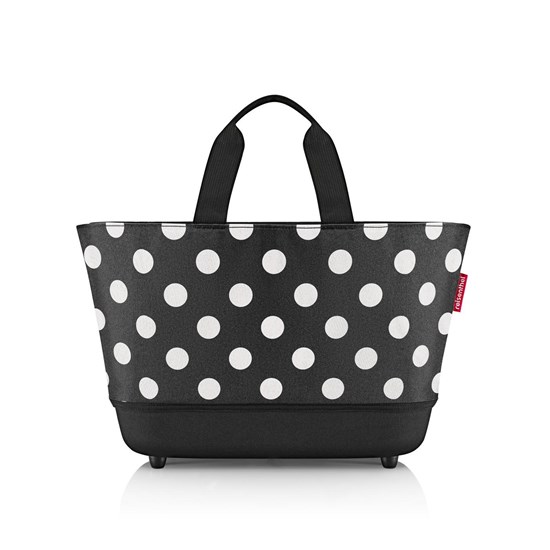 Skládací nákupní košík Shoppingbasket dots white_4