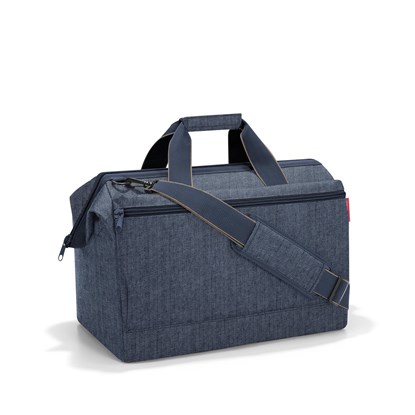 Cestovní taška Allrounder L pocket herringbone dark blue_4