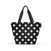 Taška přes rameno Shopper M dots white_1