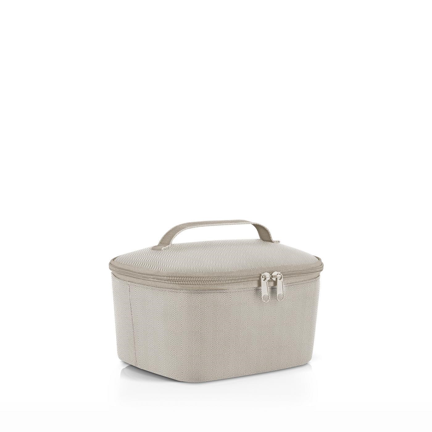 Termobox Coolerbag S pocket herringbone sand_1