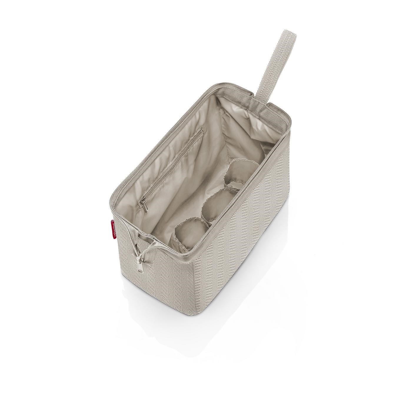 Kosmetická taška Travelcosmetic herringbone sand_0