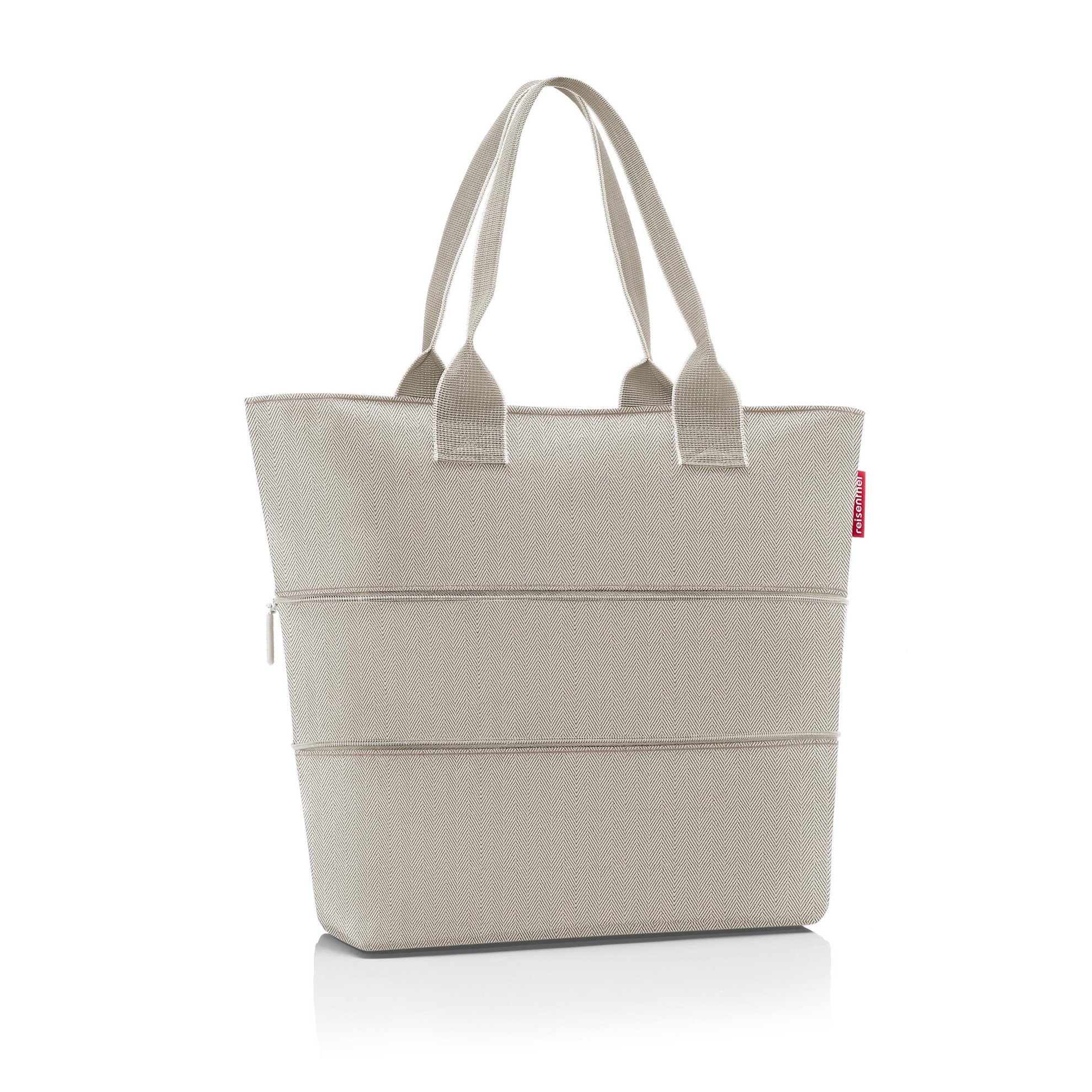 Chytrá taška přes rameno Shopper e1 herringbone sand_1