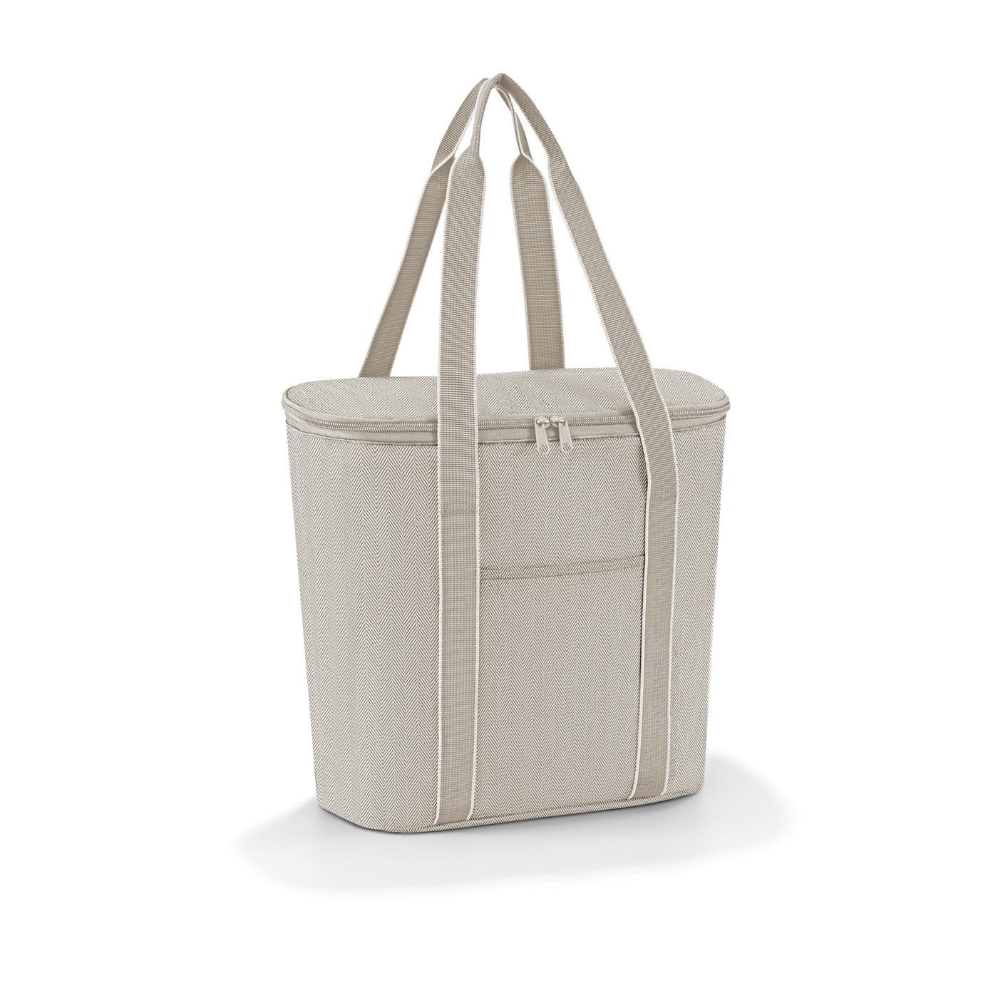 Termotaška na nákup/piknik Thermoshopper herringbone sand_1