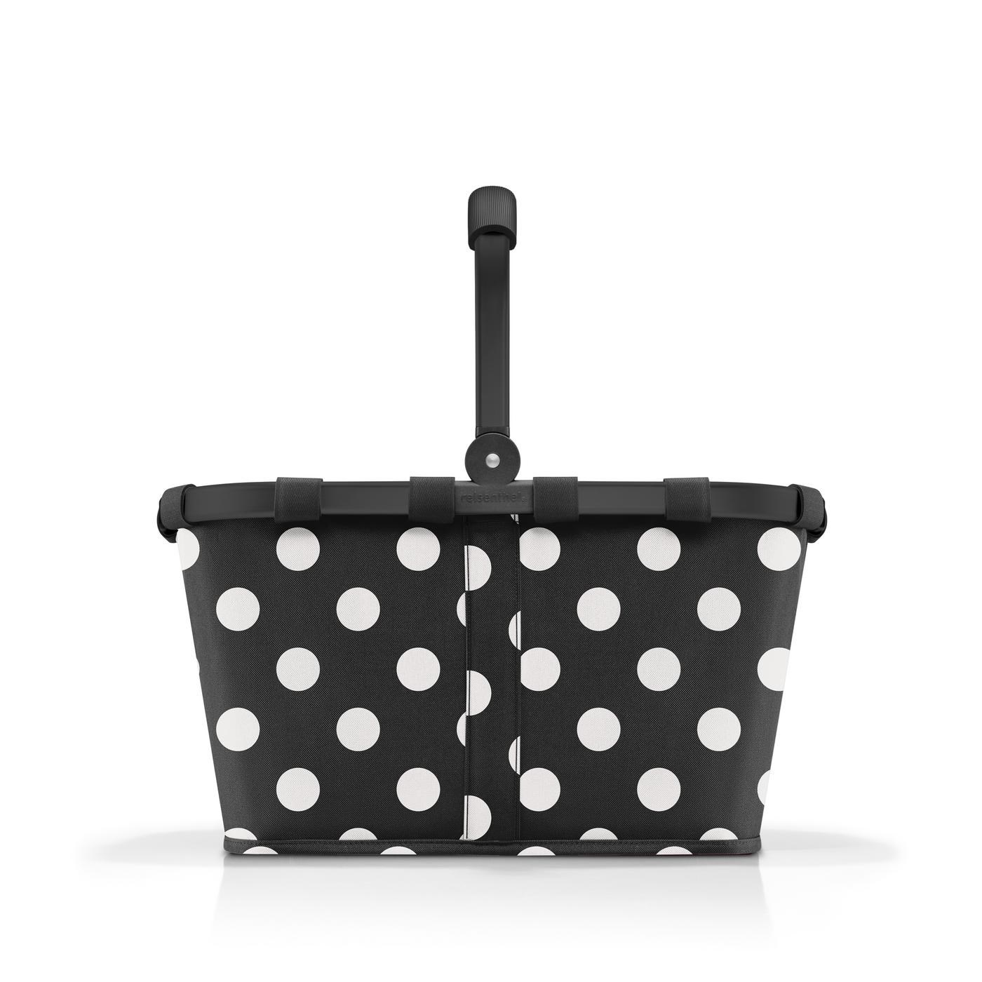 Nákupní košík Carrybag frame dots white_0