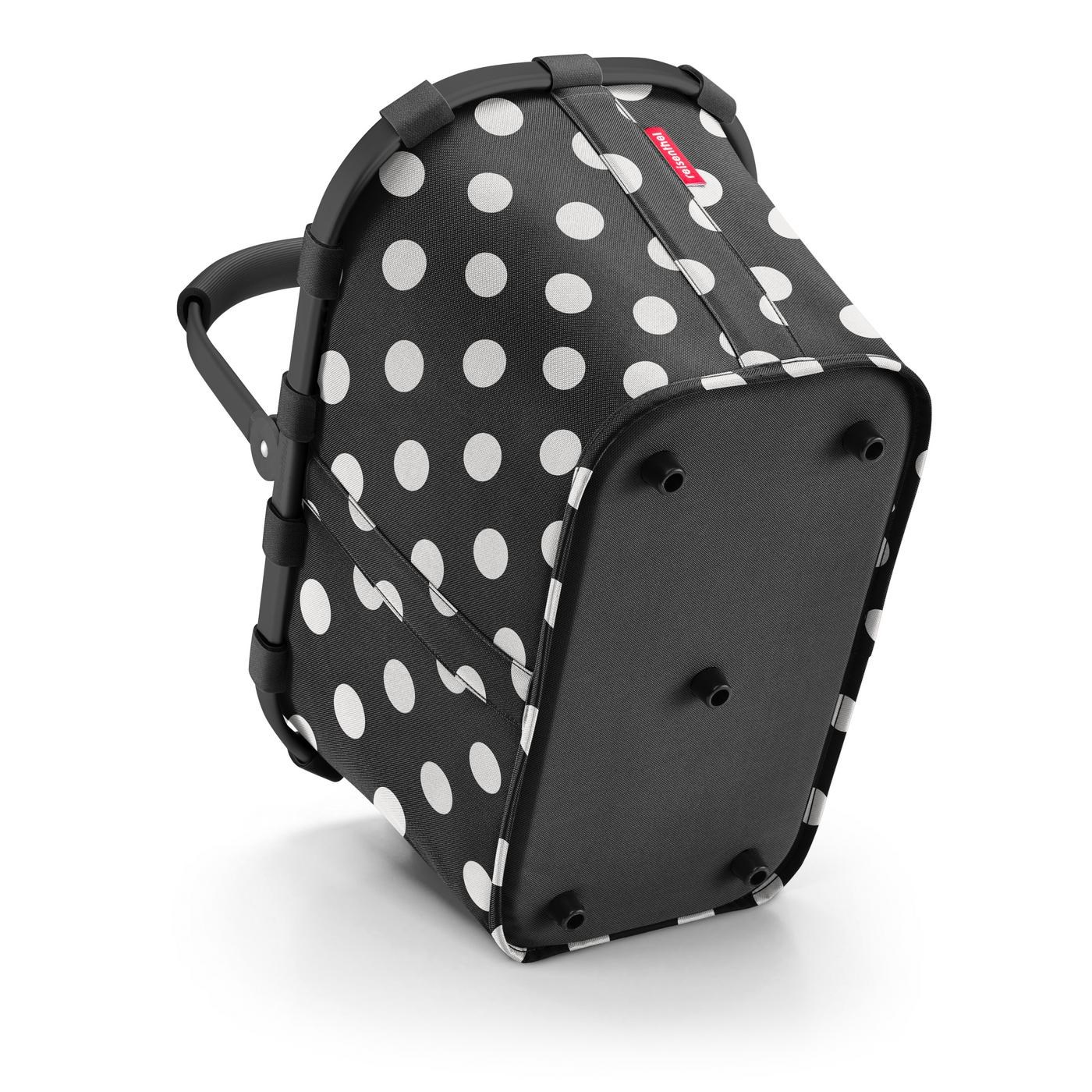 Nákupní košík Carrybag frame dots white_1