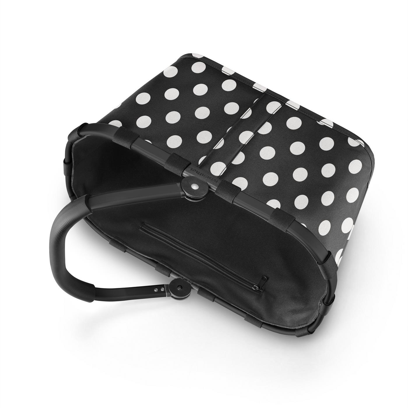 Nákupní košík Carrybag frame dots white_2