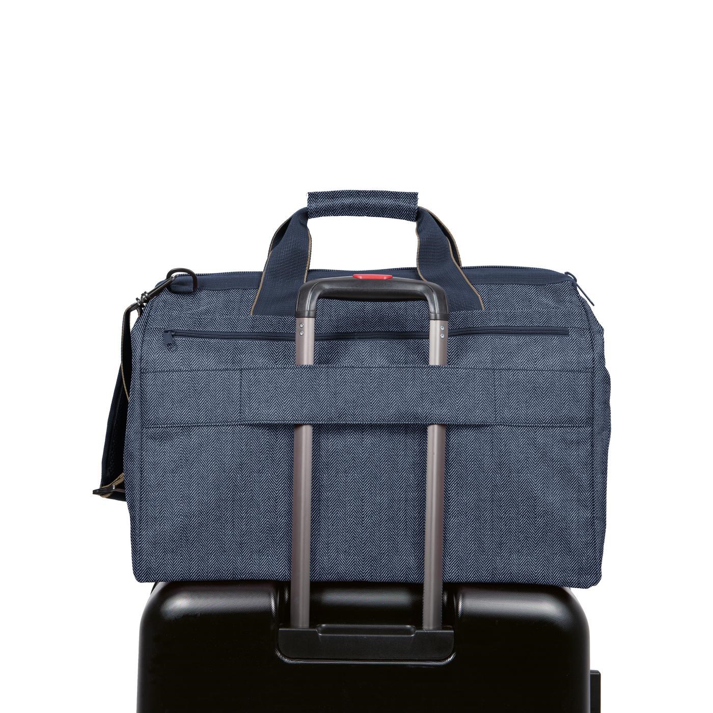 Cestovní taška Allrounder L pocket herringbone dark blue_2