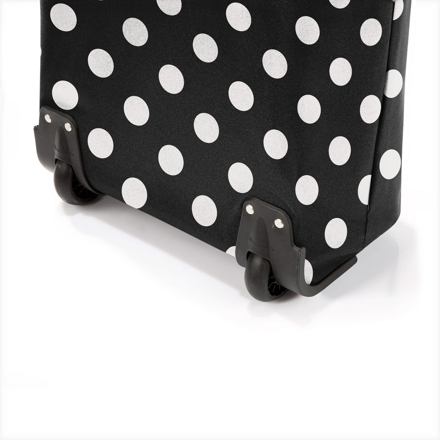 Taška na kolečkách Trolley M frame dots white_1