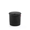 Kryt na úložné koše Homebasket M/L Rhombus black_2