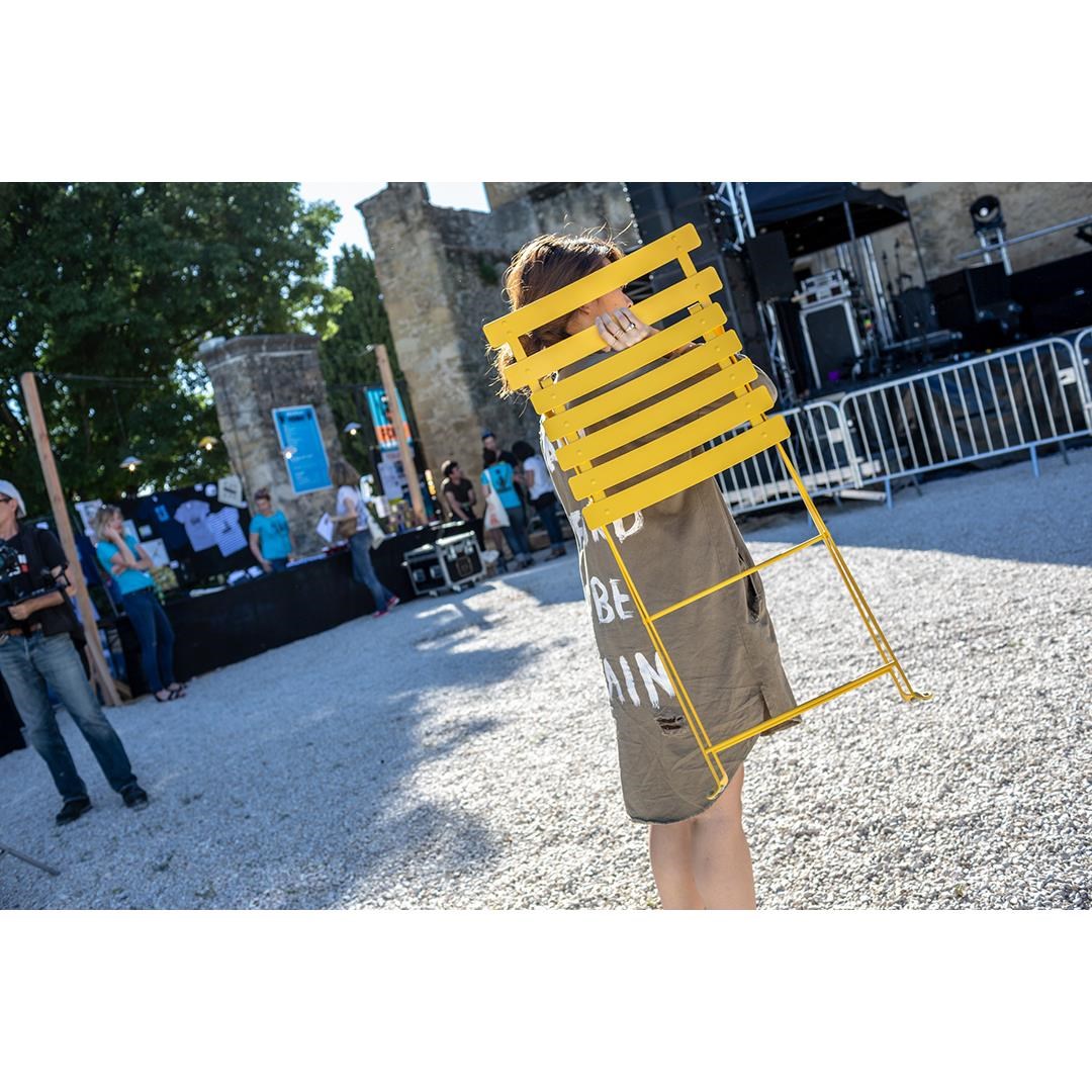 Skládací židle BISTRO - Honey_3