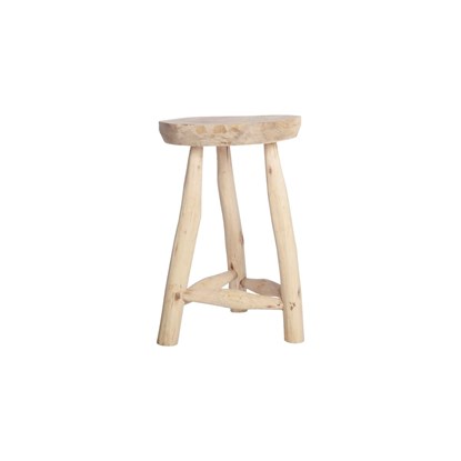 Dřevěná stolička PURE V.45cm hnědá_2