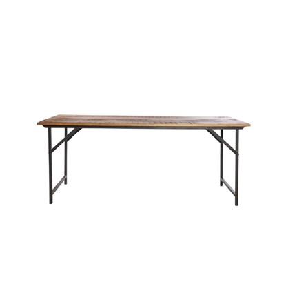 Dřevěný jídelní stůl PARTY D.180cm hnědý_1