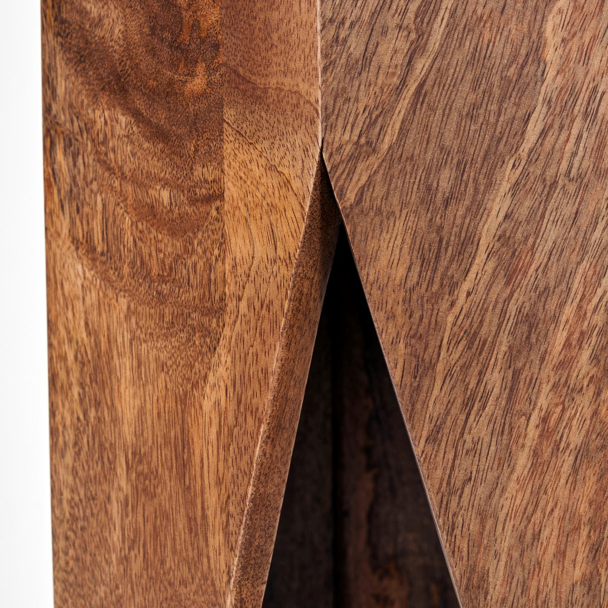 Dřevěná stolička/odkládací stolek OKTA V.45cm přírodní_2