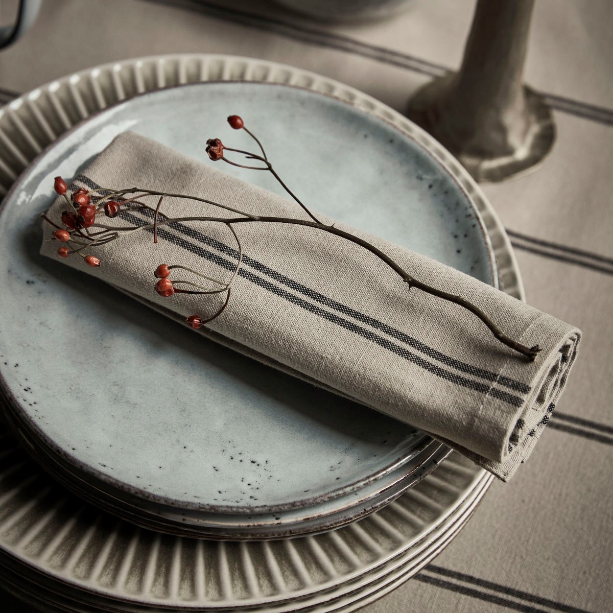 Ubrousky STALGIA 40x40cm SET/4ks hnědé_1