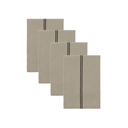 Ubrousky STALGIA 40x40cm SET/4ks hnědé_3