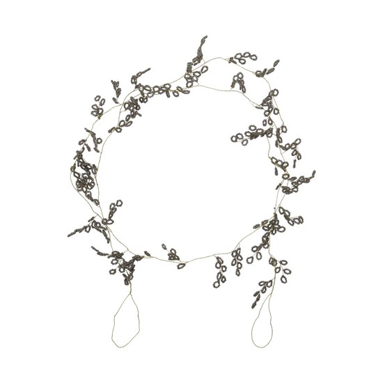 Girlanda s korálky BRANIC D.183cm šedá_3