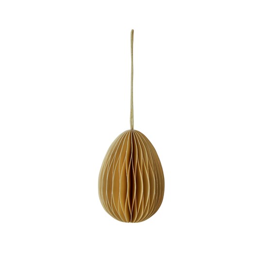 Papírové velikonoční vajíčko EASTER V.7 cm sv. žlutá_0