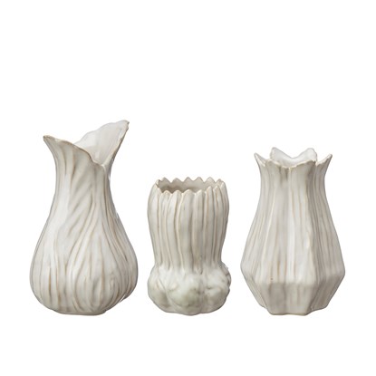 Set keramických váziček LESLIE V.15,10,12 cm šedobílé_0