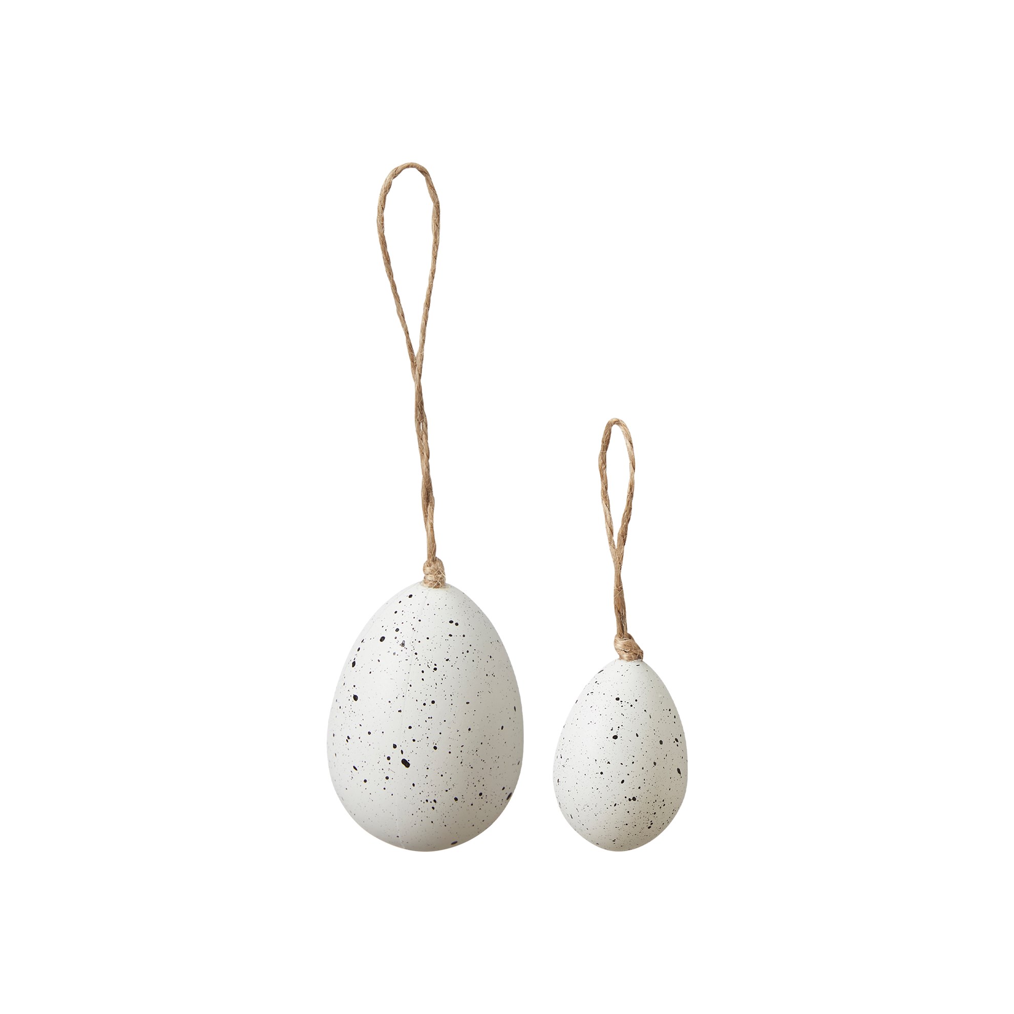 SET 2 velikonočních vajíček (větší+menší) SELMA bílá_0