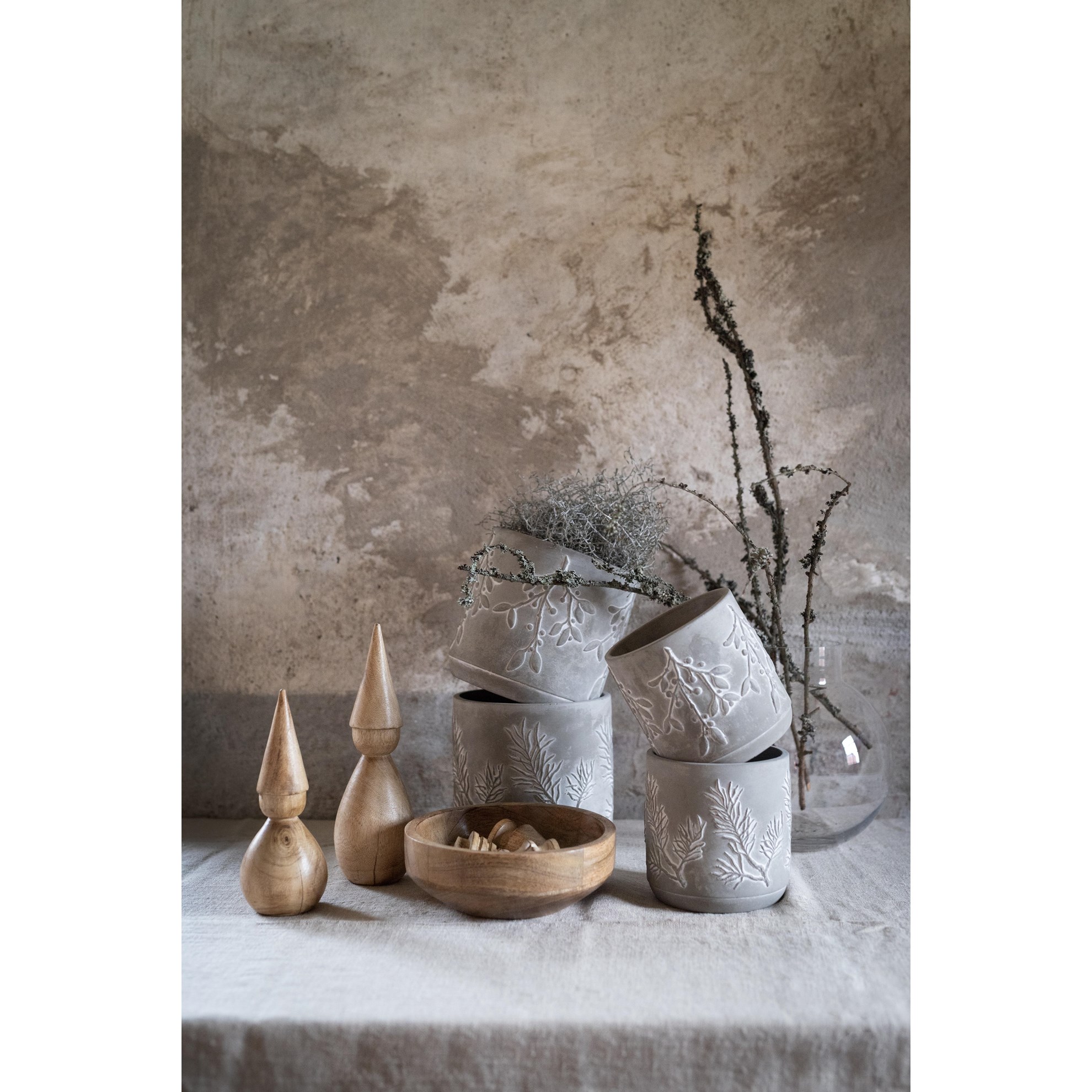 Dřevěné mísy AMALA P.27/23/17,5 cm SET/3ks hnědé_5