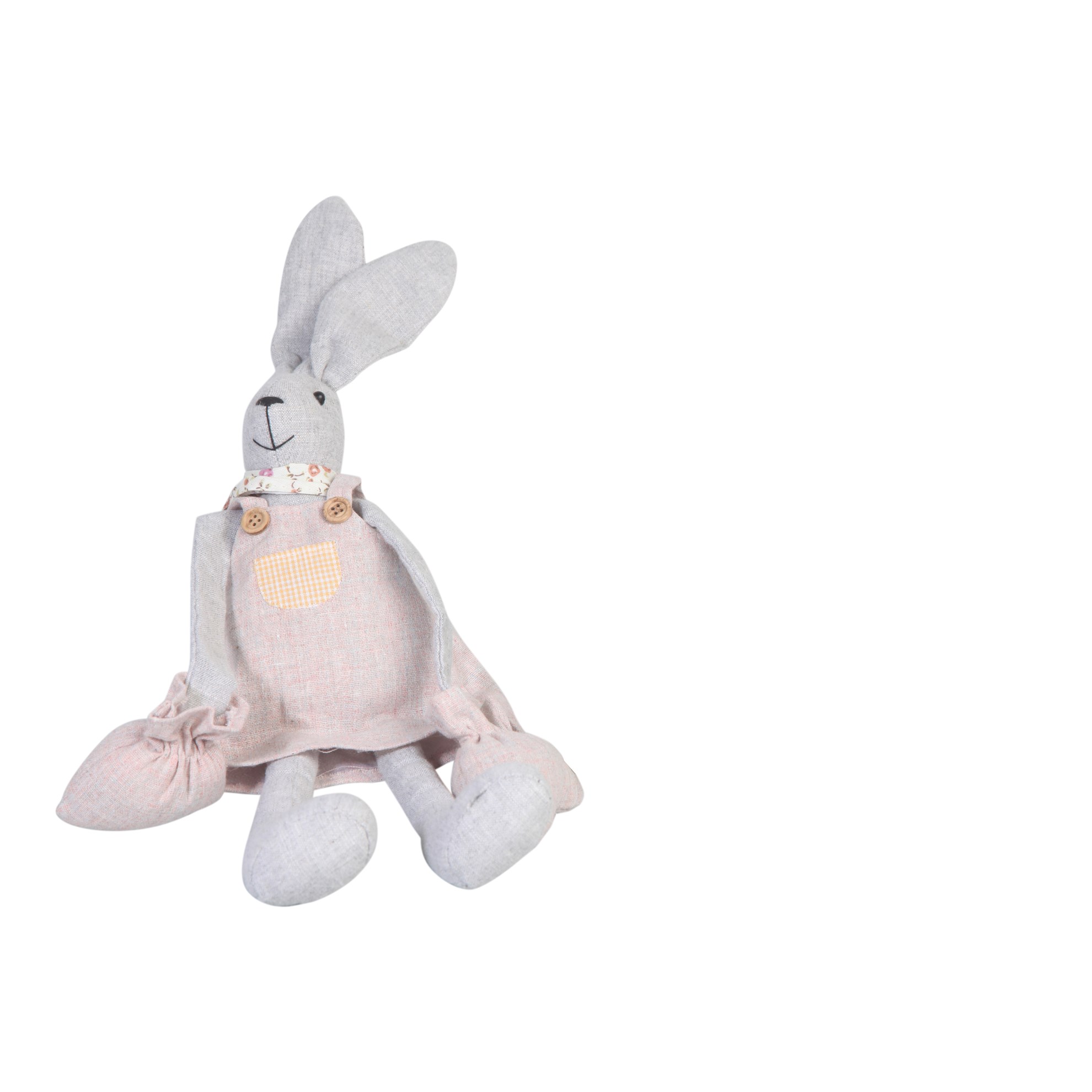 Látkový zajíc a zaječice 28x12 cm, 2 druhy cena za kus!_0