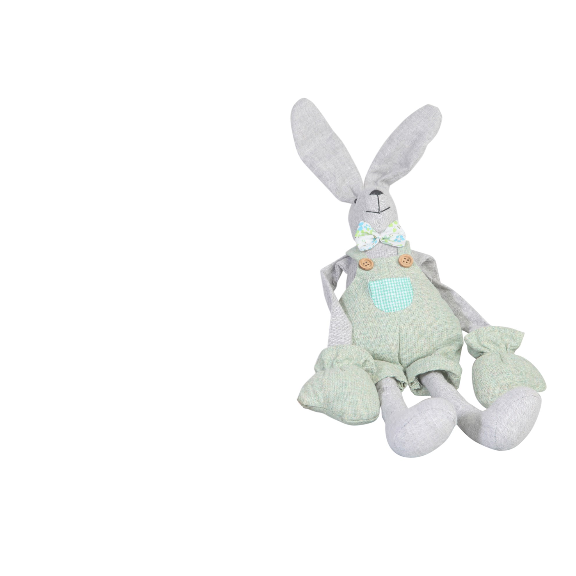 Látkový zajíc a zaječice 28x12 cm, 2 druhy cena za kus!_1