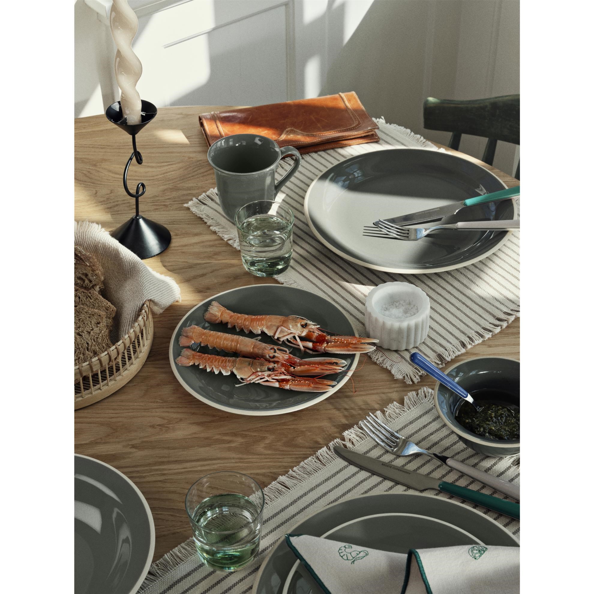 Bavlněné prostírání ELOUISE 41x32cm bílé-hnědý proužek_3