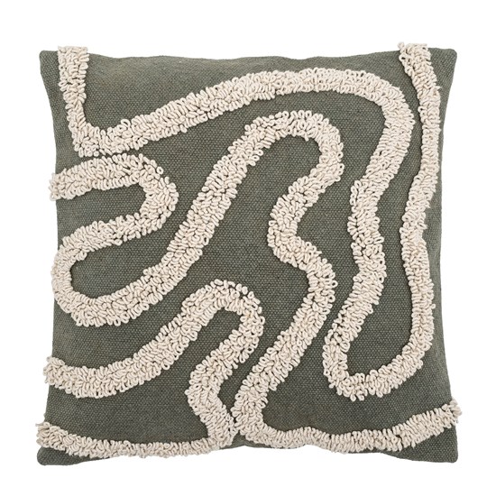 Bavlněný polštář MIRFIELD  45x45cm zelený_3