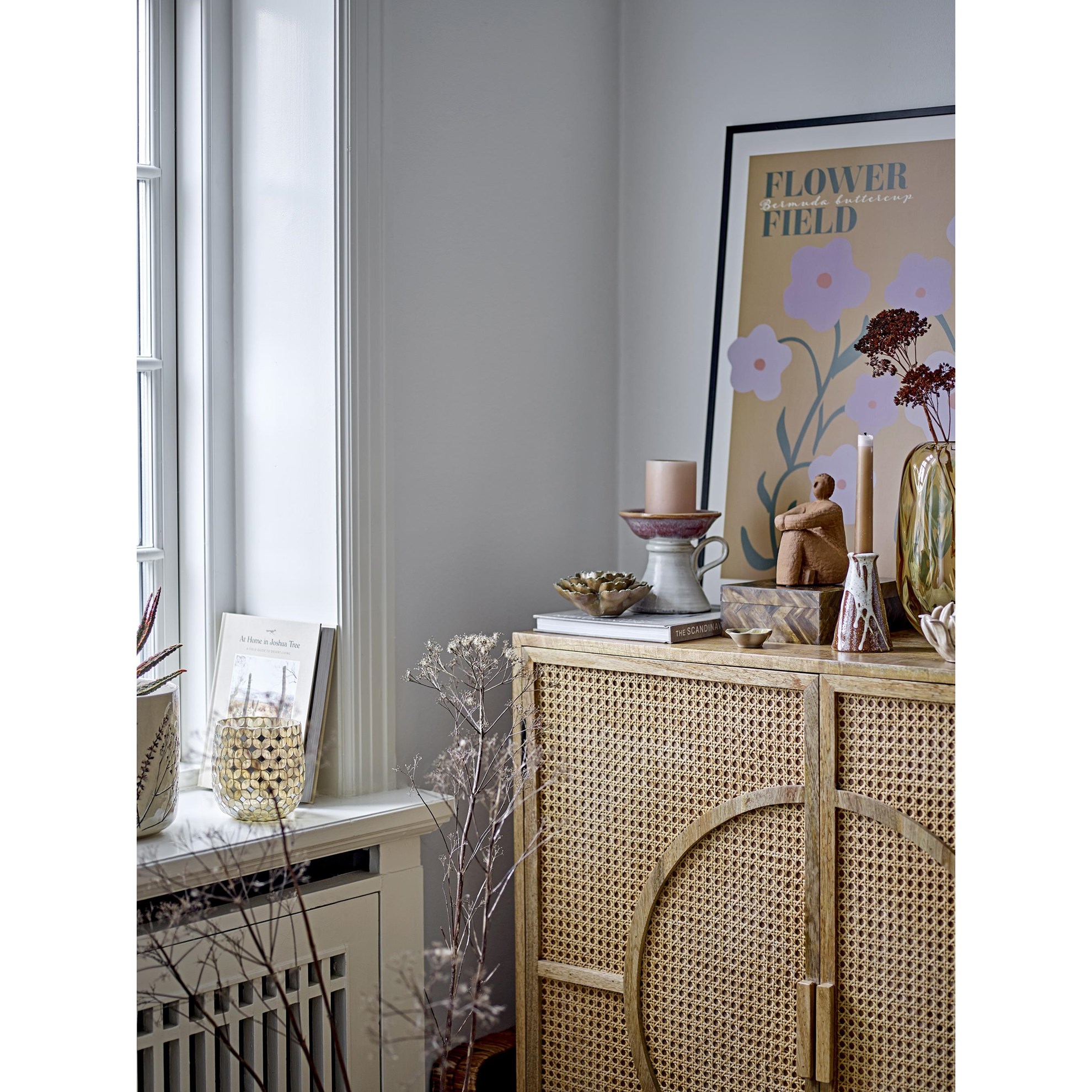 Kameninový svícen IRISA P.12cm hnědý_4