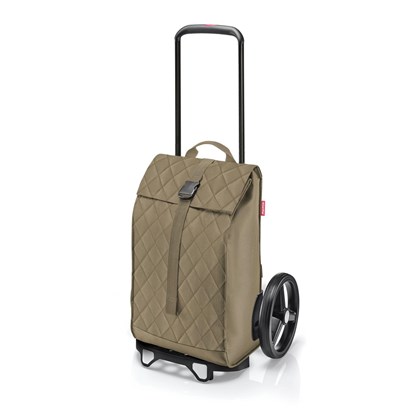 Taška na kolečkách Citycruiser rhombus olive_3