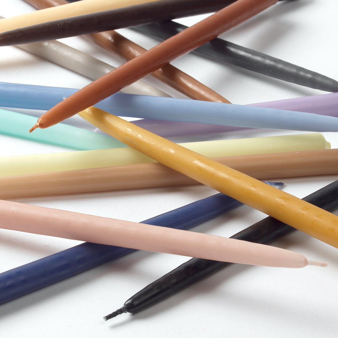 Máčené svíčky - červené SET/10ks_0