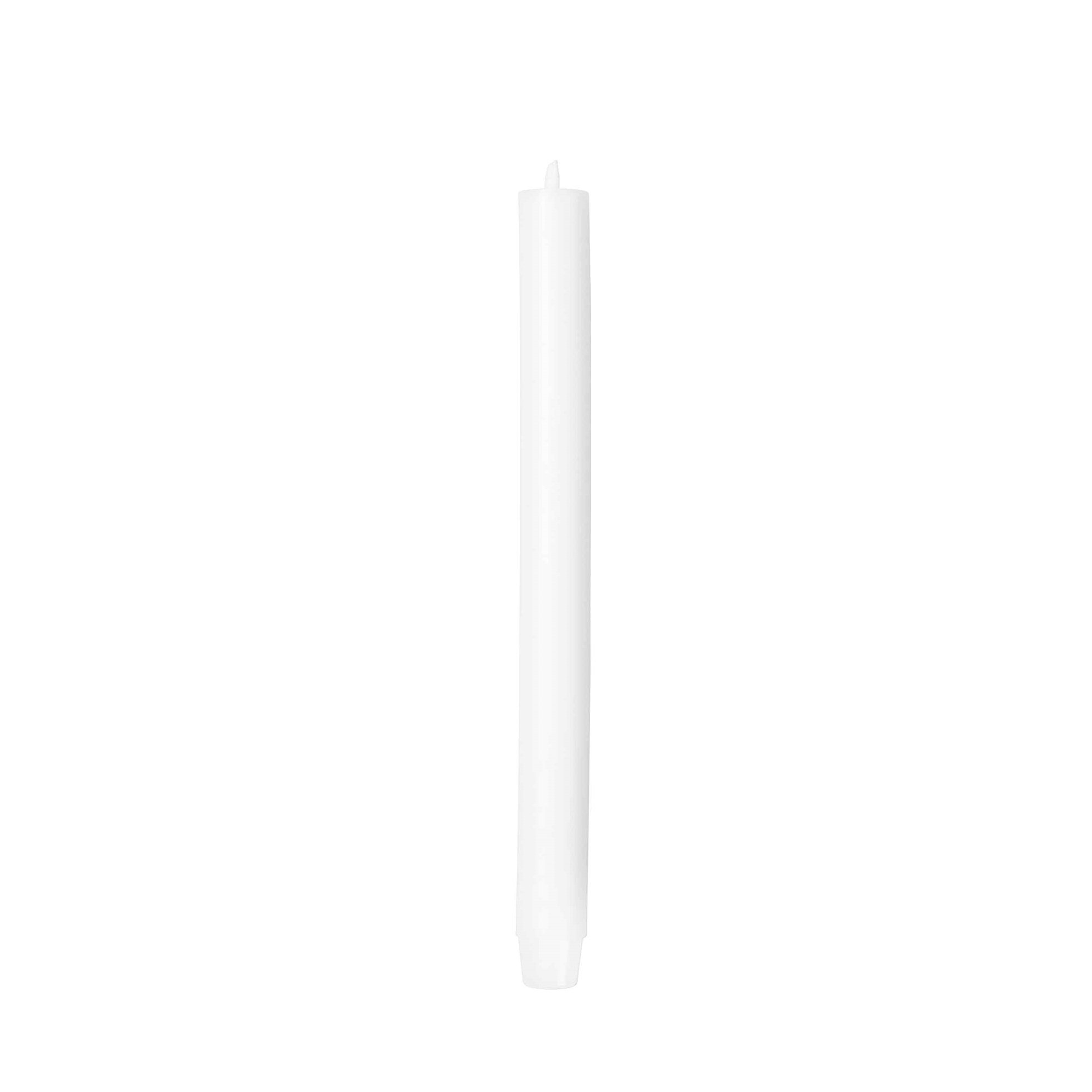 Svíčka kulatá dlouhá 2,6 cm - bílá_0