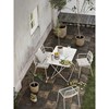 Zahradní stolek EDEN tmavě-zelený D.120 cm_2