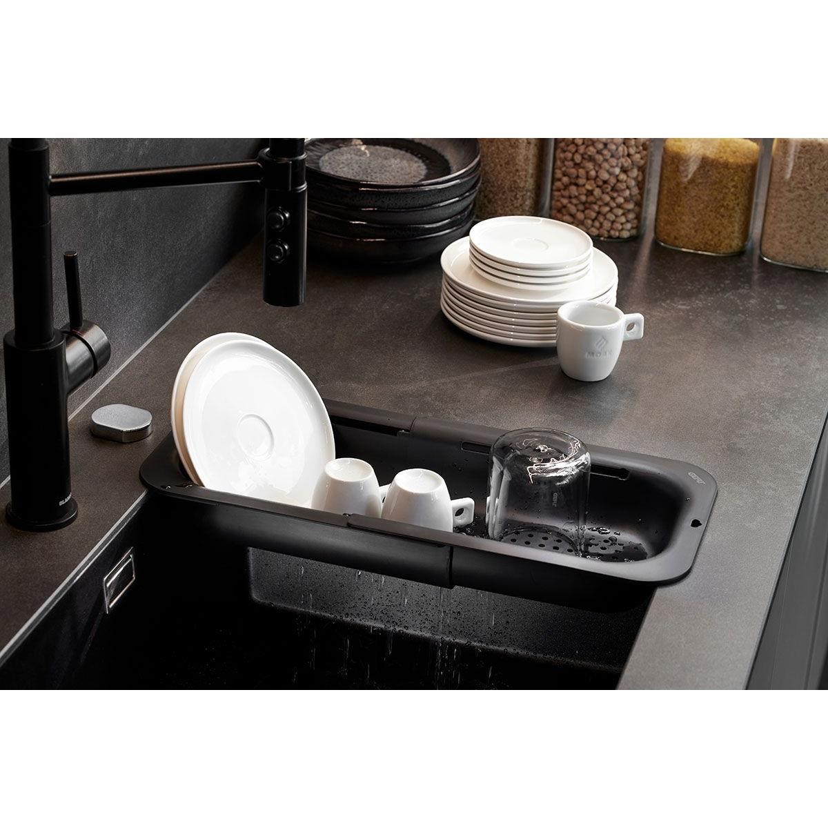 Plastové sítko na dřez DRENARE  černé_2