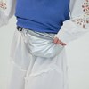 Ledvinka LOQI - BUMBAG METALLIC Silver_0