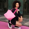 Taška přes rameno Shopper M twist pink_1