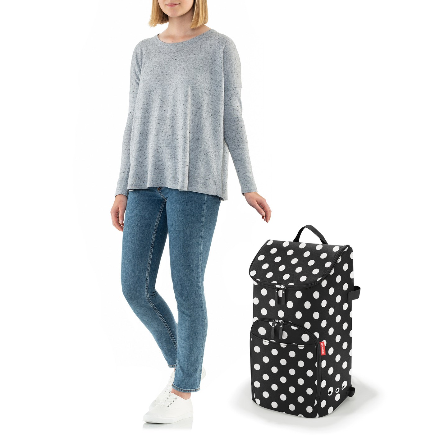 Městská taška Citycruiser Bag dots white_0