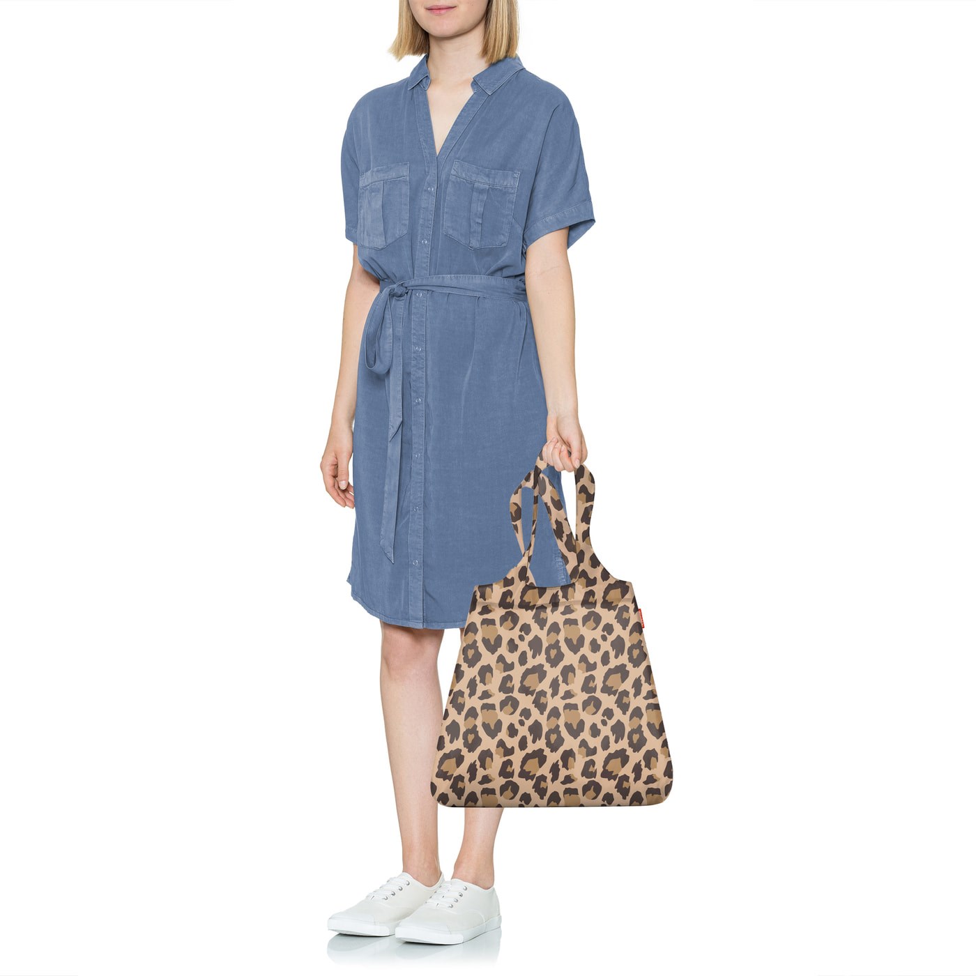 Skládací taška Mini Maxi Shopper leo macchiato_3