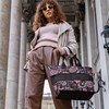 Chytrá taška přes rameno Shopper e1 paisley black_0