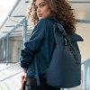 Batoh Rolltop Backpack herringbone dark blue_0