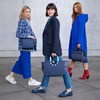 Módní taška Loopshopper M herringbone dark blue_0