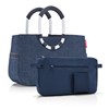 Módní taška Loopshopper M herringbone dark blue_1