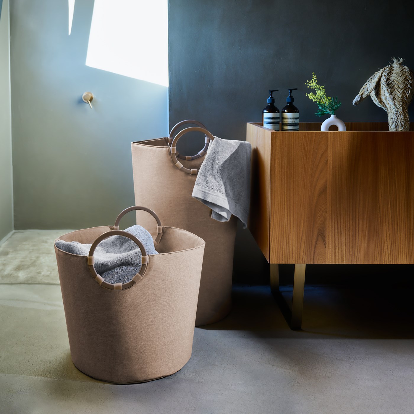 Taška/koš na prádlo Loophome S Frame Twist coffee_1