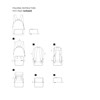 Skládací batoh Mini Maxi Rucksack dots white_1