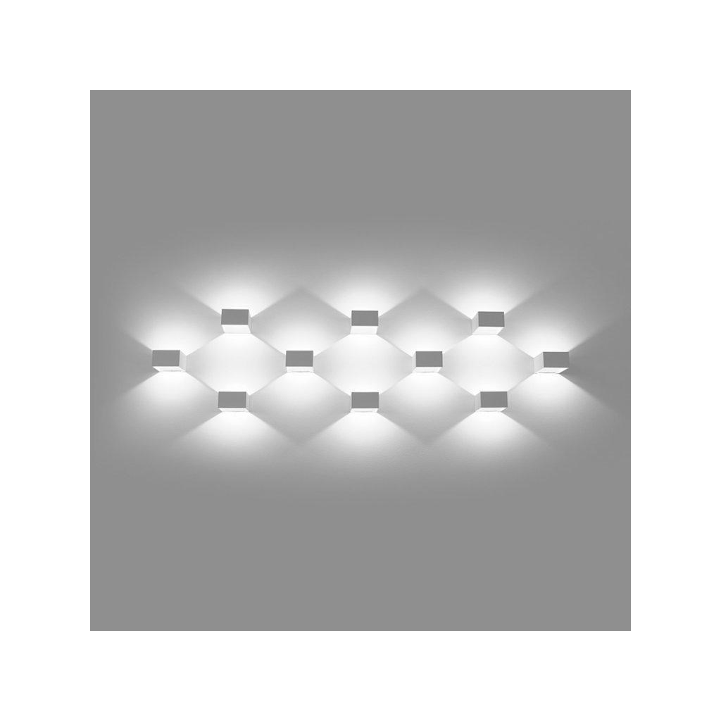 Vnitřní nástěnné svítidlo WALL-Q 10x10 cm bílé_4